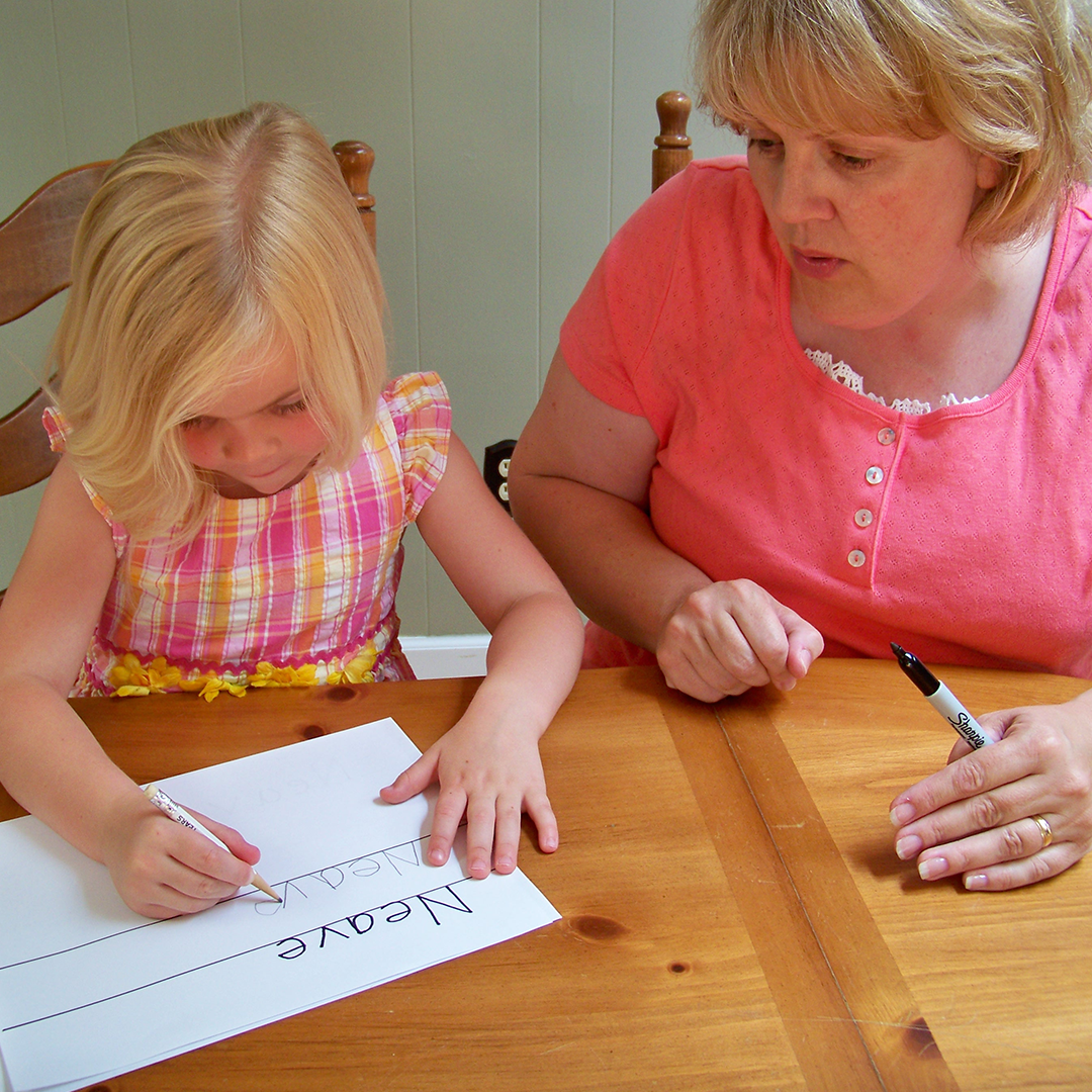 Helping Children Write Their Names