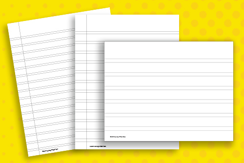 Double Line Paper Double Line Paper