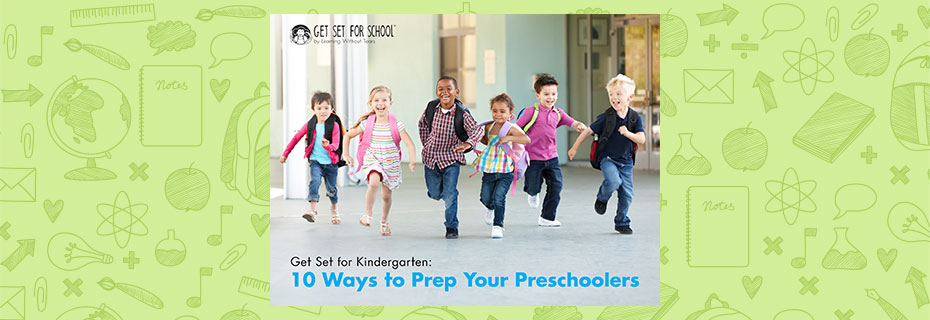 get set for kindergarten tile