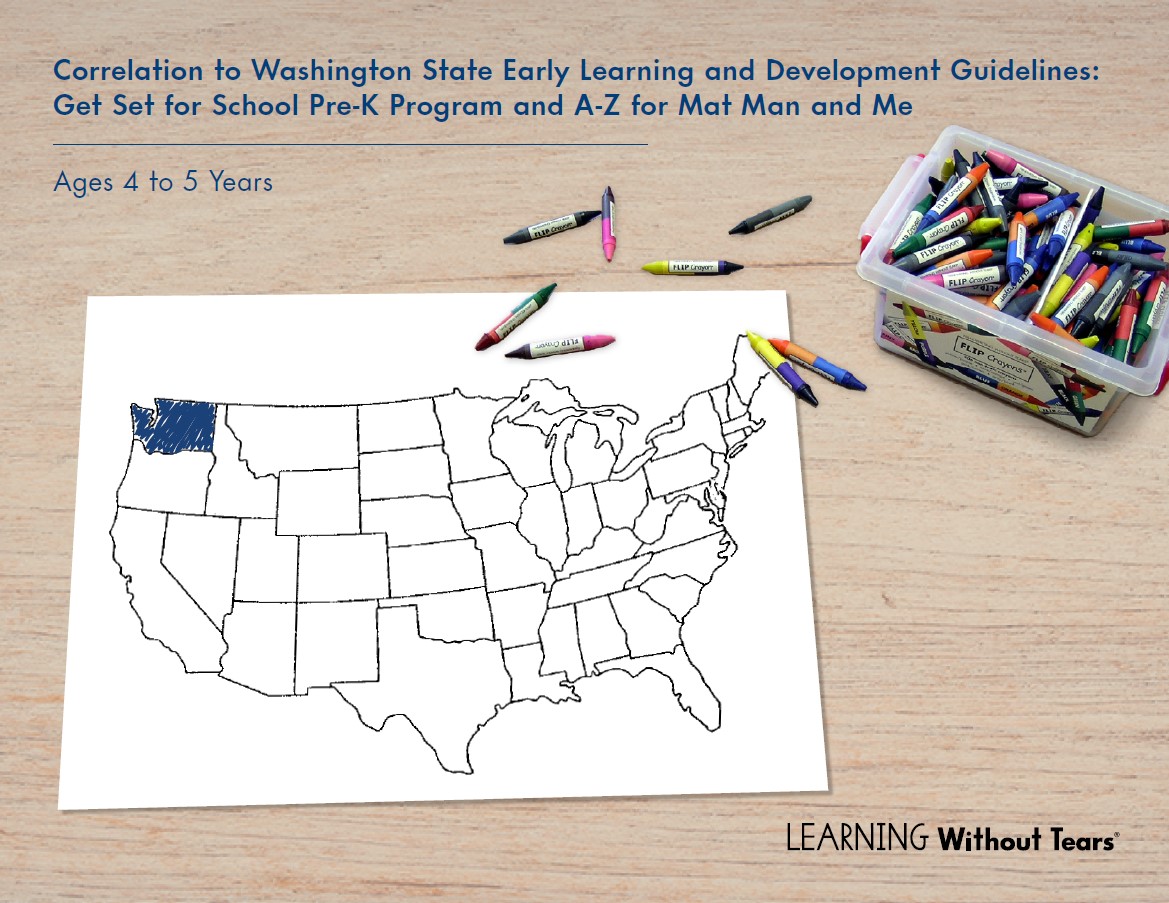 English Correlations to: Washington State Essential Knowledge and Skills Handwriting Grade Pre-K
