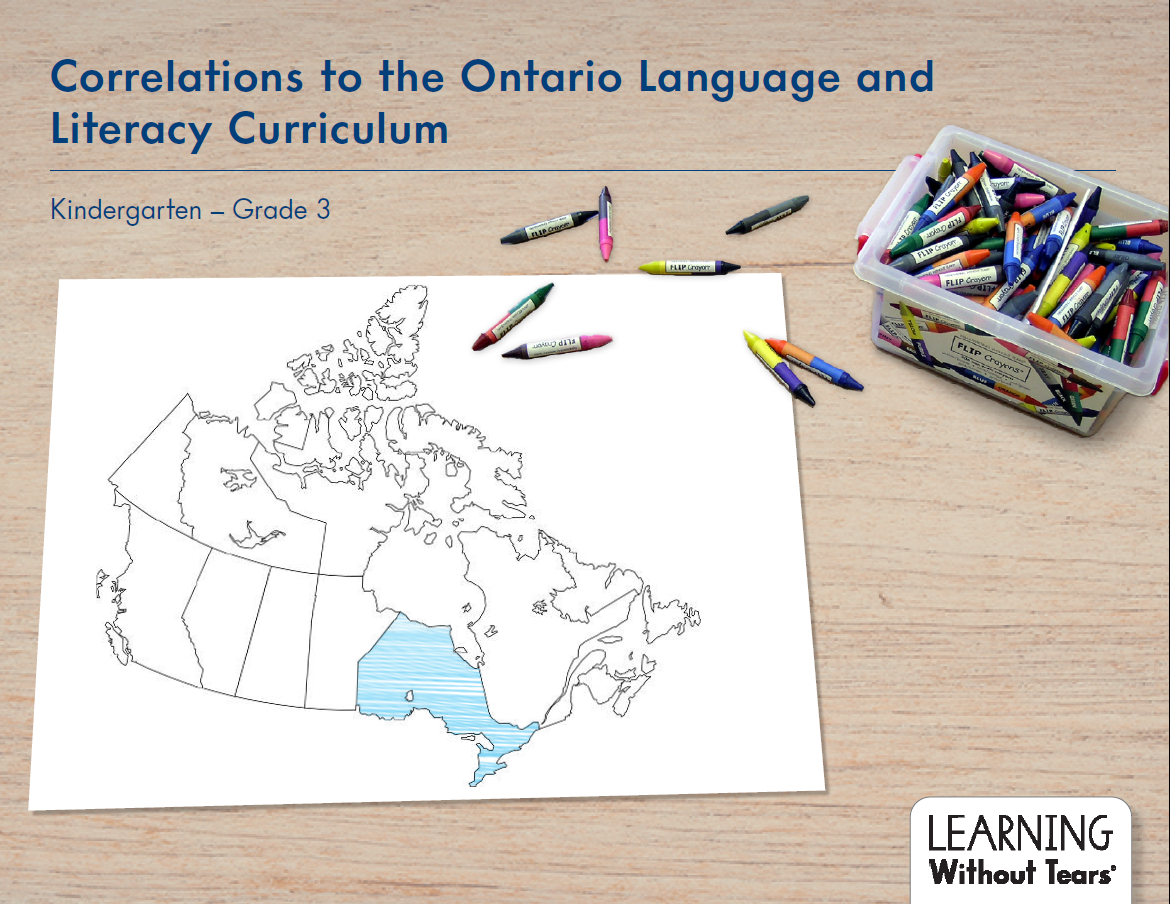 Correlations to the Ontario Language and Literacy Curriculum