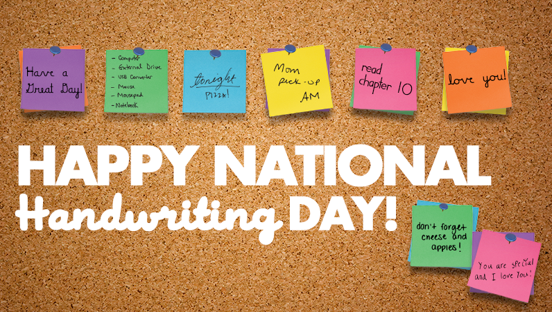 Happy National Handwriting Day