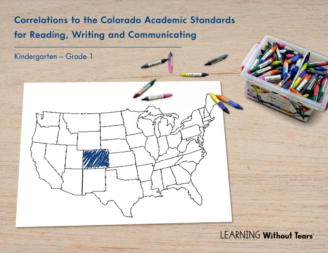 Correlations to: Correlations to the Colorado Academic Standards for Reading, Writing and Communicating