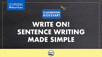 Write On! Sentence Writing Made Simple