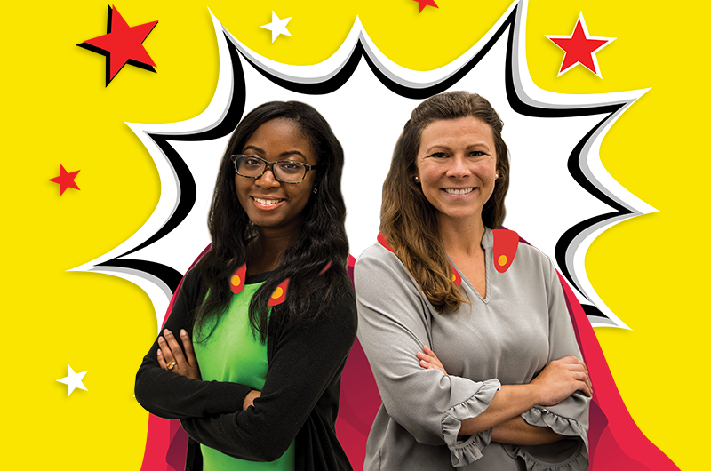 Superhero teacher