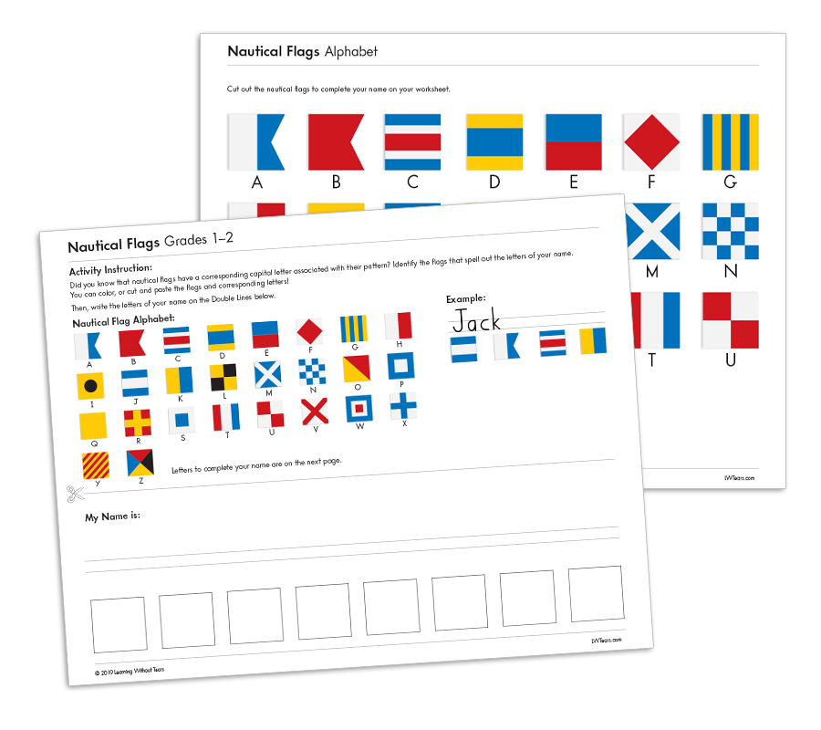 Nautical Flag Activity Downloads Learning Without Tears