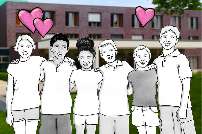 new friends day header