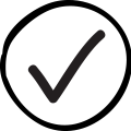 Black Checkmark Icon