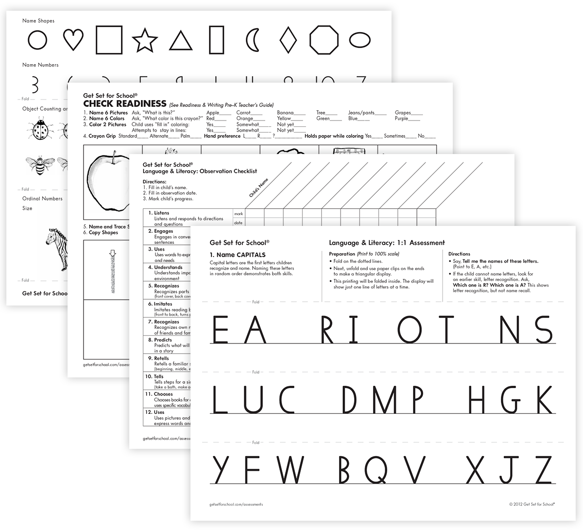 Preschool Assessments Pre K Evaluation Test Learning Without Tears