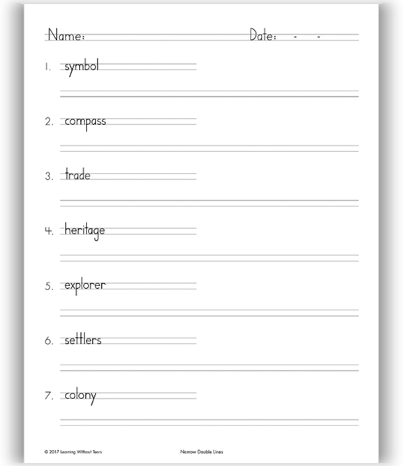 3rd 4th 5th grade handwriting worksheets free 3 5 printables