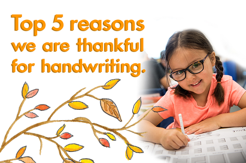 Thankful handwriting