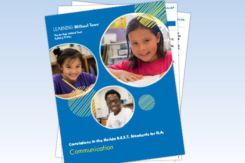 Learning Without Tears Correlations to: Florida DOE B.E.S.T. Standards for ELA.