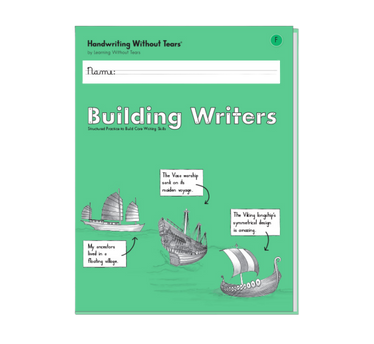  Learning Without Tears Building Writers- Student Edition- Grade  1, Writing Skills in Narrative, Information, Opinion Style, Writing  Fluency- for School and Home Use : Office Products