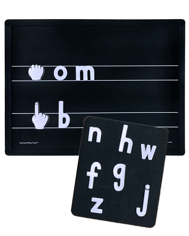 letters to words blackboard set