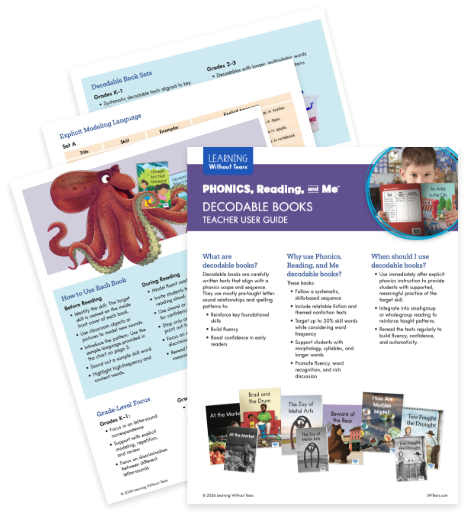 Decodables Teacher's Guide Visual