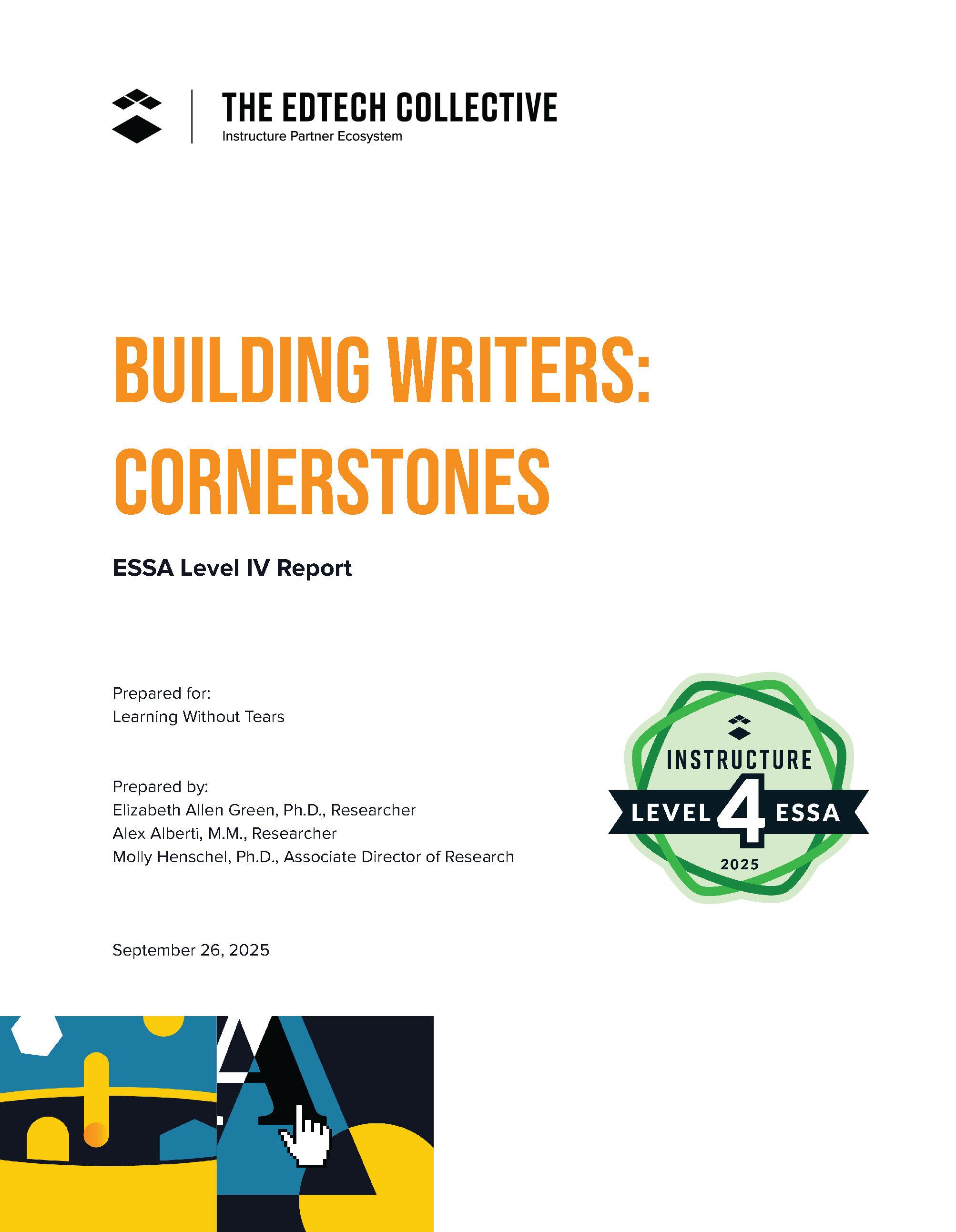 ESSA level 4 cornerstones
