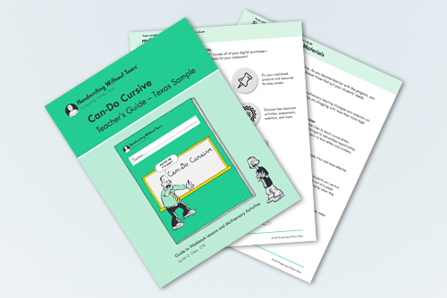 Can-Do Cursive Digital Teacher's Guide