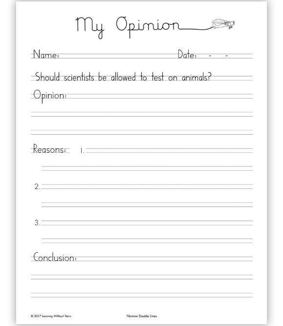 Opinion Writing