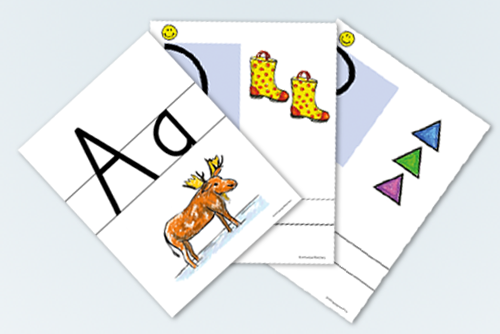 Spanish Color Print & Number Wall Cards
