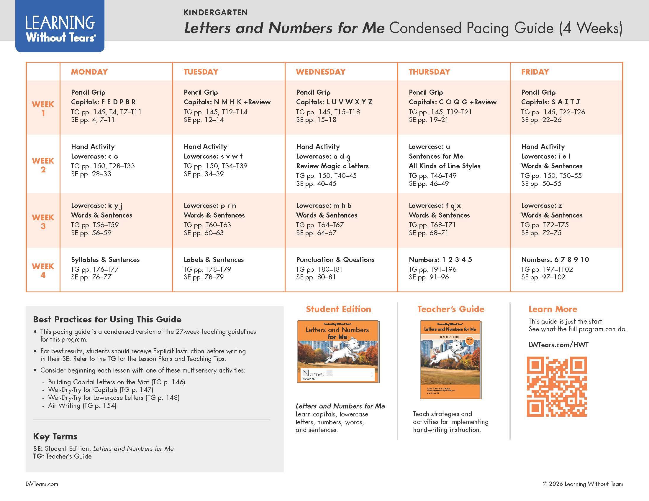 Letters and Numbers For Me