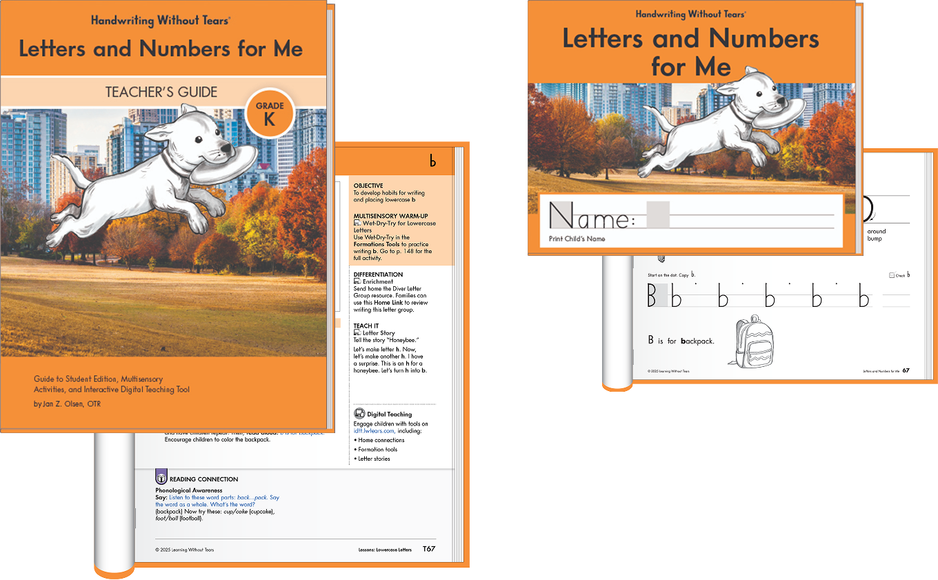 Letters and Numbers for Me (Kindergarten)