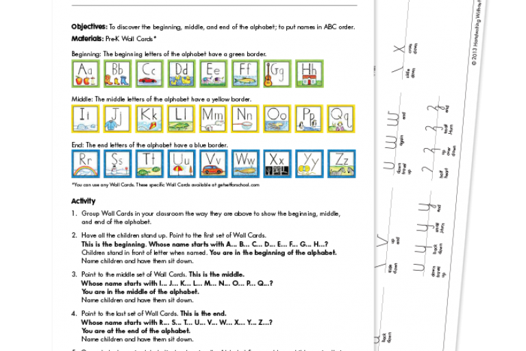 Favorite activities and downloads learning without tears