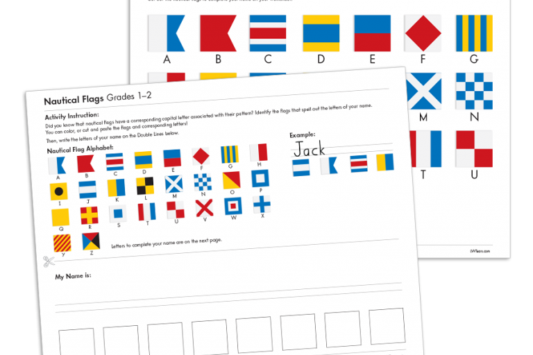 Nautical Flag Activity Downloads Learning Without Tears