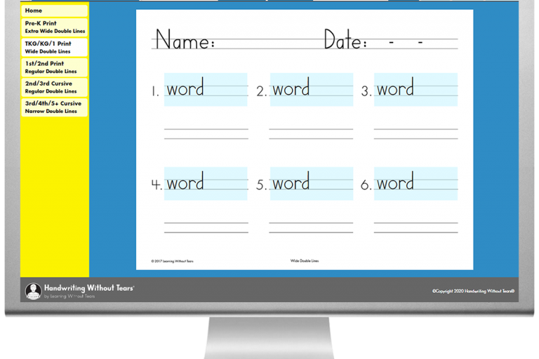 Handwriting & Cursive Worksheet Generator: A+ Worksheet Maker