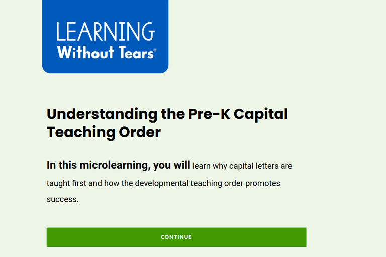 Understanding the Pre-K Capital Teaching Order