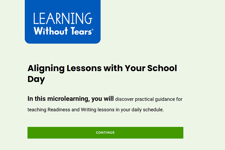 Aligning Lessons with Your School Day 