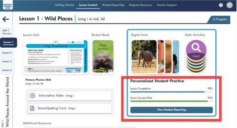 student reporting in PRM