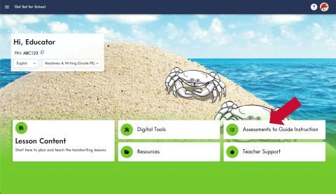 Finding the Assessments within R&W's digital platform